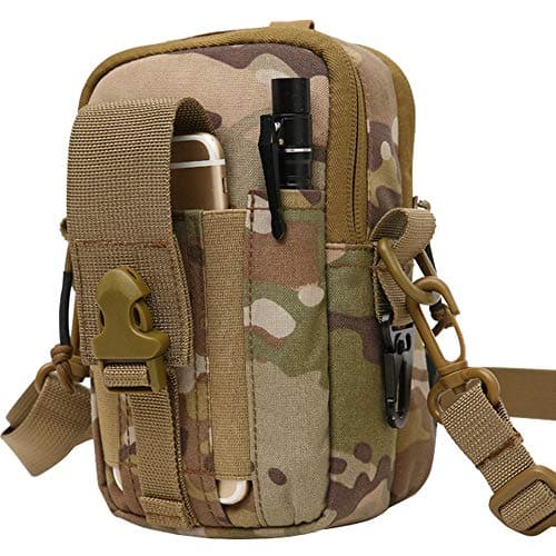 Outdoor Tactical Molle Mobile Phone Pouch Backpack Shoulder Strap Pack  Waist Bag