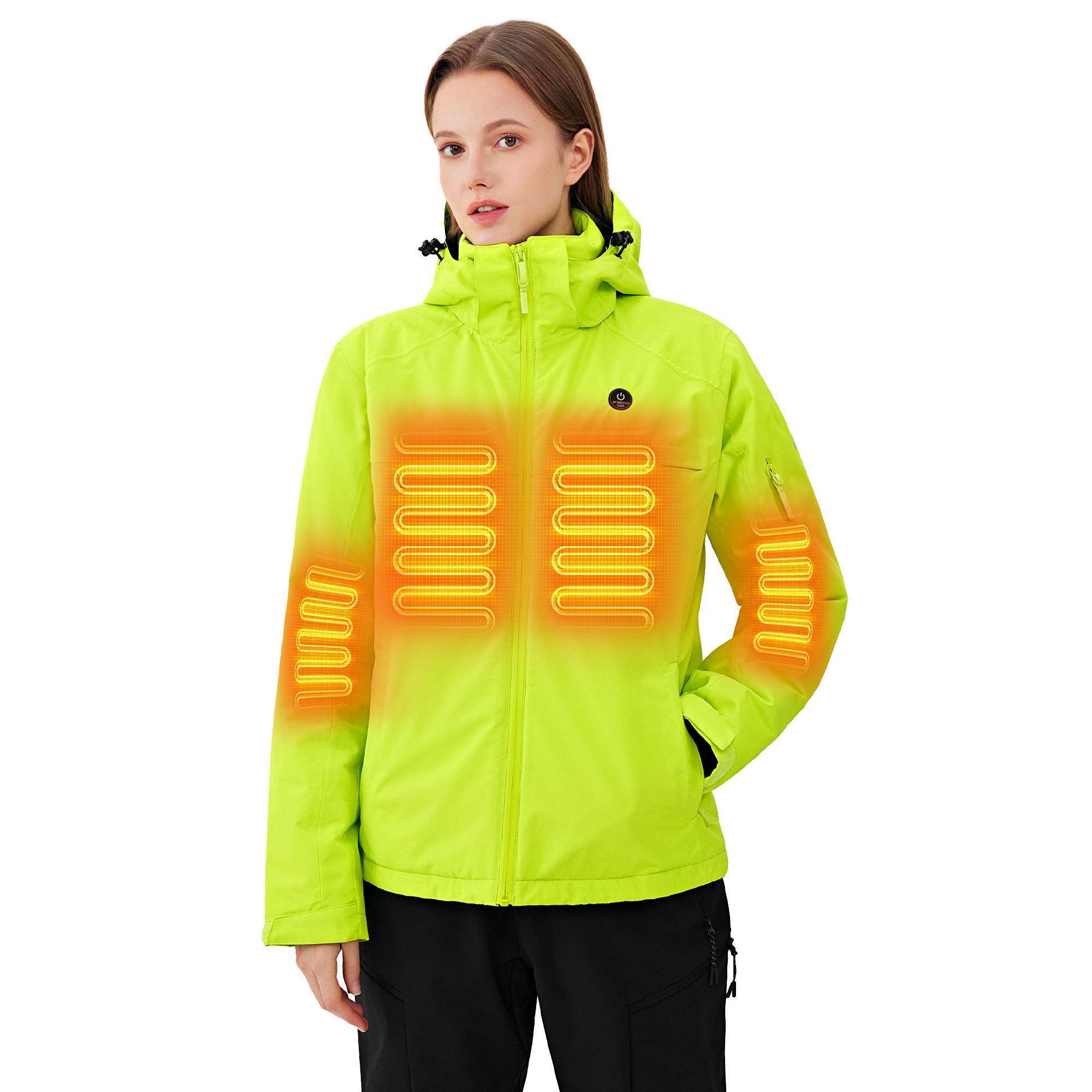 ANTARCTICA GEAR Veste chauffante, manteau de veste de ski pour femme manteau d'hiver