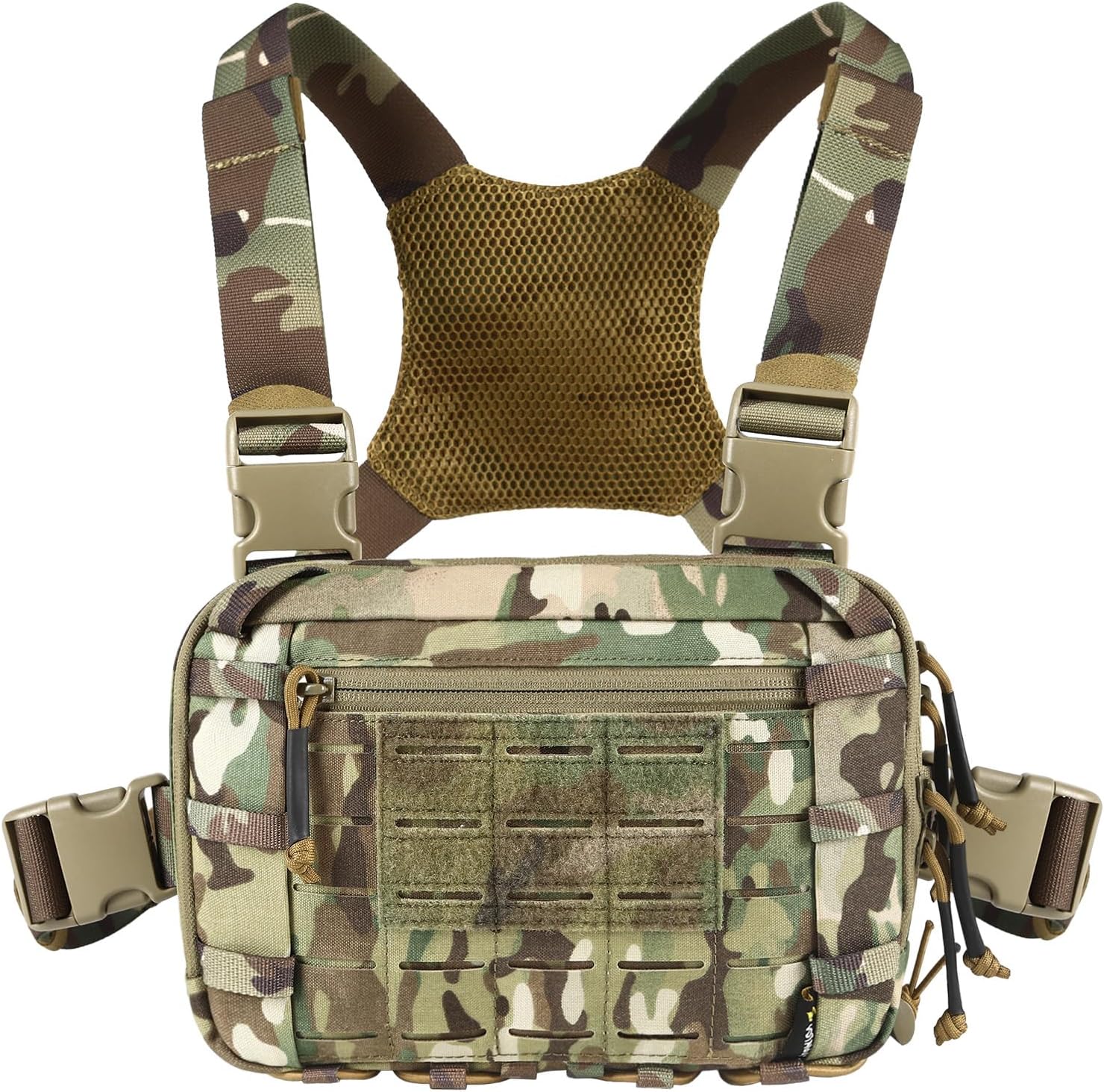 Tactical Chest Pack EDC Chest Bag 2L Utility Molle Chest Rig Pouch