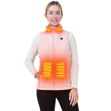 ANTARCTICA GEAR Gilet chauffant léger et rechargeable pour femme, pour l'hiver et l'extérieur