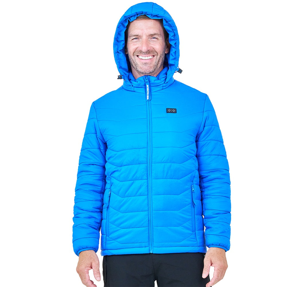 Shopessa Women Men Heated Jacket, 4 Heating Modes 19 Heating Zones Winter Thermal Coats Cold Weather Ski Fishing Gear