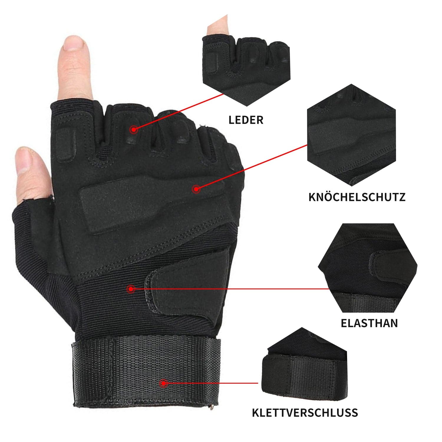 Tactical Combat Gloves For Outdoor Motorcycle Cycling