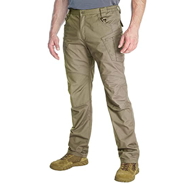 FREE SOLDIER Men's Lightweight Tactical Pants Waterproof Work Cargo Pants  (Brown 34W/30L) : : Clothing, Shoes & Accessories