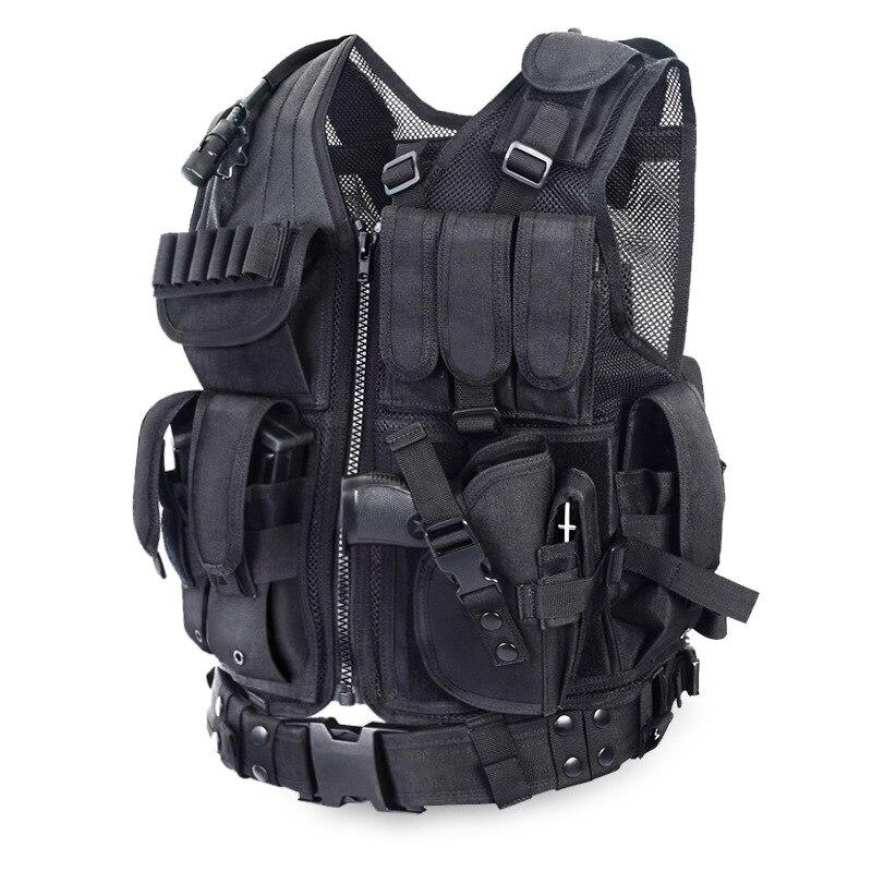 Police Camouflage Military Body Armor Sports Wear Hunting Vest ...