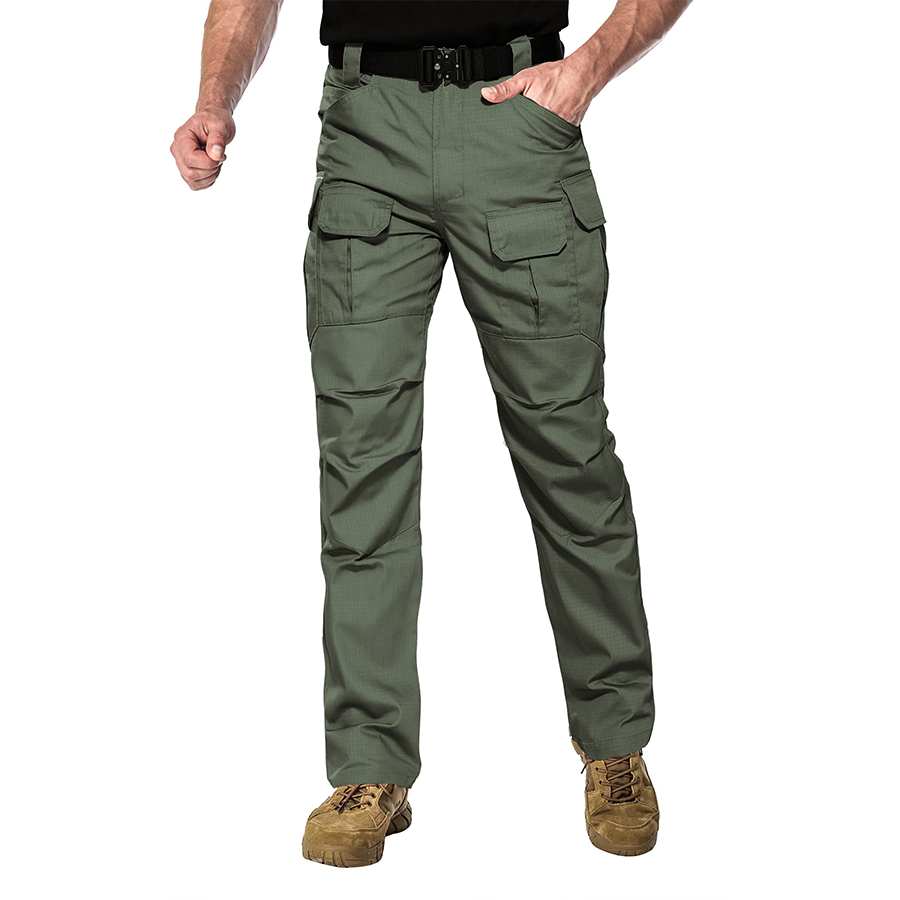 Mens Tactical Pants Lightweight Cargo Pants Military Army Casual