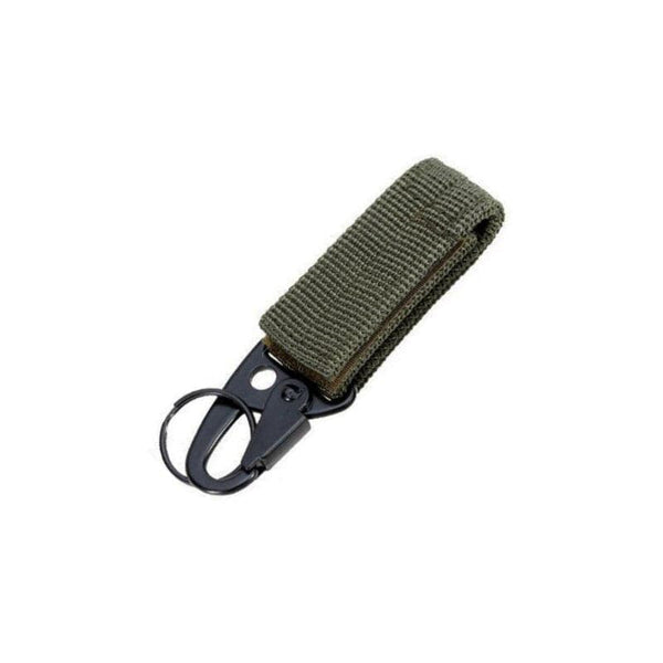 Tactical Carabiner Backpack Keychain Buckle Hook Molle Nylon Webbing Belt  Clip