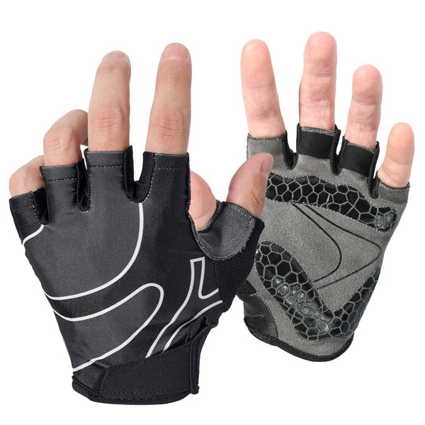 Work Breathable Shock-absorption Bicycle Fingerless Glove – ANTARCTICA  Outdoors