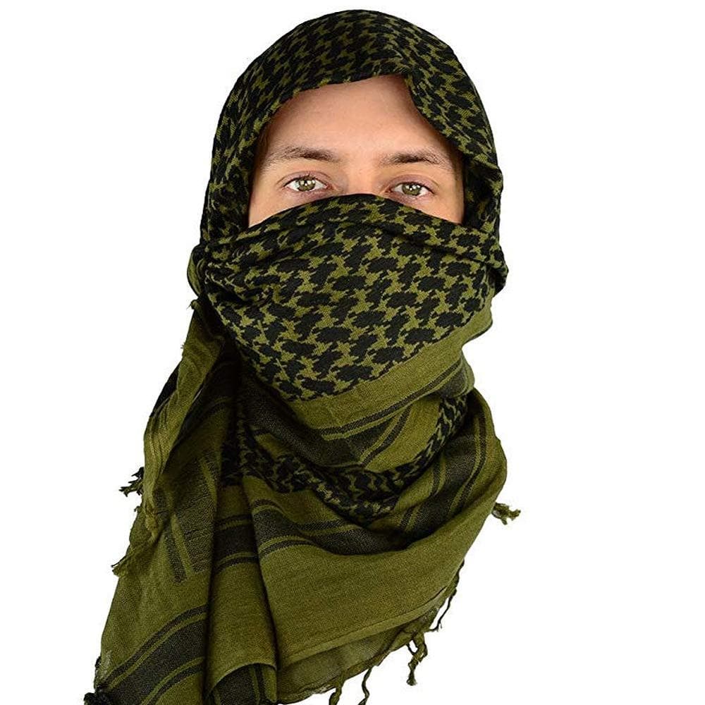 Keffiyeh Head Neck Scarf Wrap Summer Skull Turban