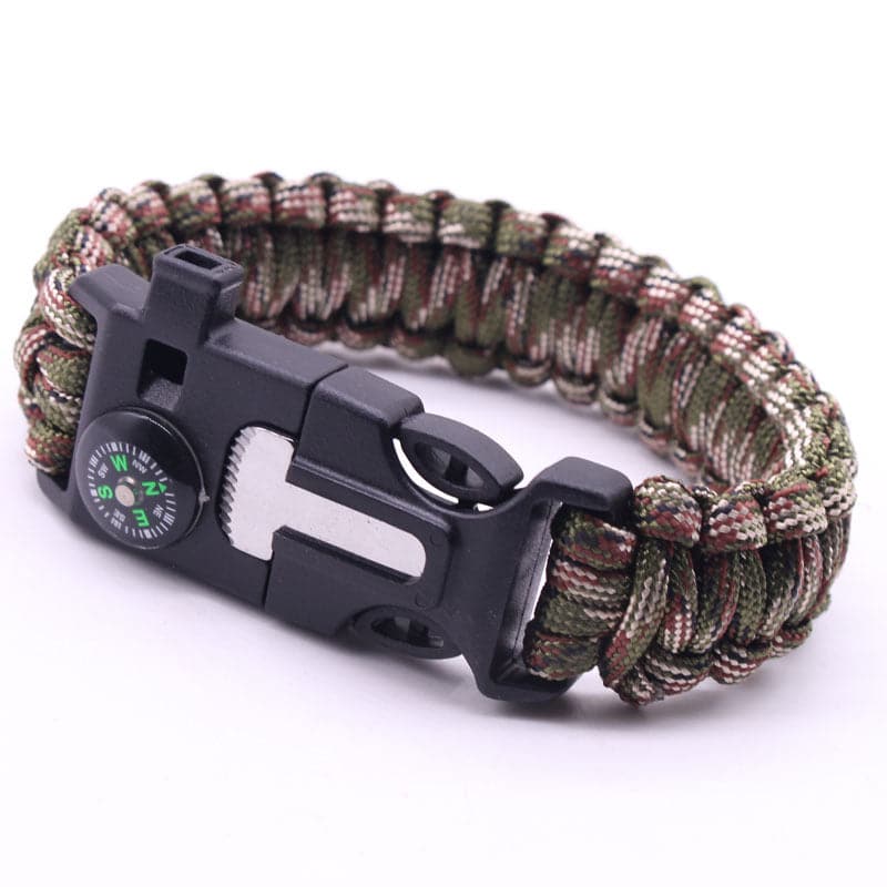 5 In 1 Tactical Movement Paracord Survival Bracelet